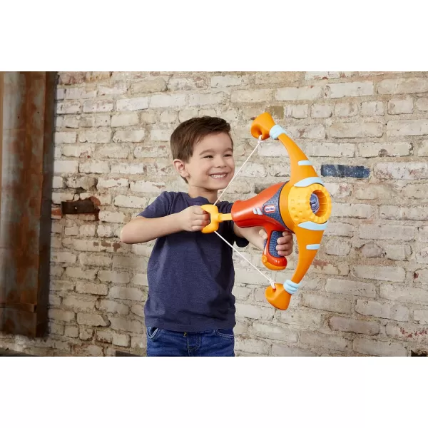 Little Tikes Mighty Blasters Mighty Bow Toy Blaster with 4 Soft Power Pods Multicolor ModelLittle Tikes Mighty Blasters Mighty Bow Toy Blaster with 4 Soft Power Pods Multicolor Model