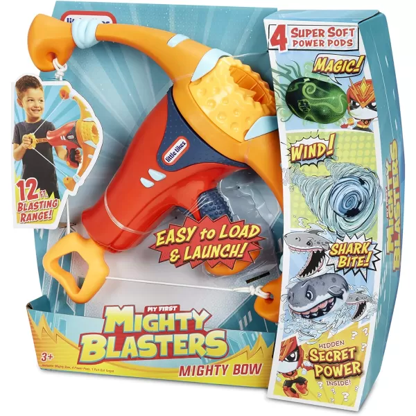 Little Tikes Mighty Blasters Mighty Bow Toy Blaster with 4 Soft Power Pods Multicolor ModelLittle Tikes Mighty Blasters Mighty Bow Toy Blaster with 4 Soft Power Pods Multicolor Model