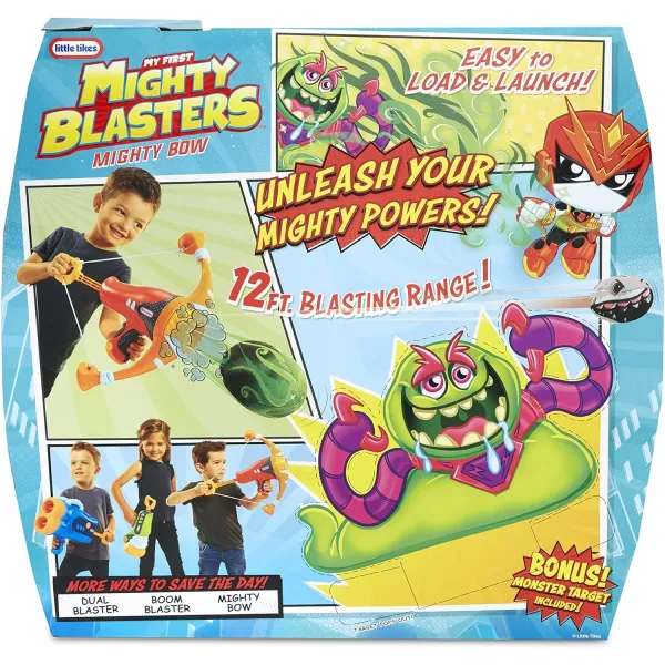 Little Tikes Mighty Blasters Mighty Bow Toy Blaster with 4 Soft Power Pods Multicolor ModelLittle Tikes Mighty Blasters Mighty Bow Toy Blaster with 4 Soft Power Pods Multicolor Model