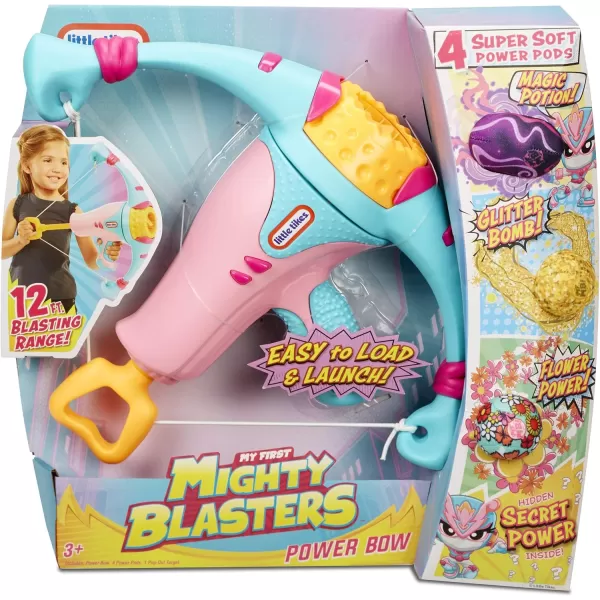 Little Tikes Mighty Blasters Power Bow Pink Toy Blaster with 4 Soft Power Pods for Kids Ages 3 Years and UpLittle Tikes Mighty Blasters Power Bow Pink Toy Blaster with 4 Soft Power Pods for Kids Ages 3 Years and Up