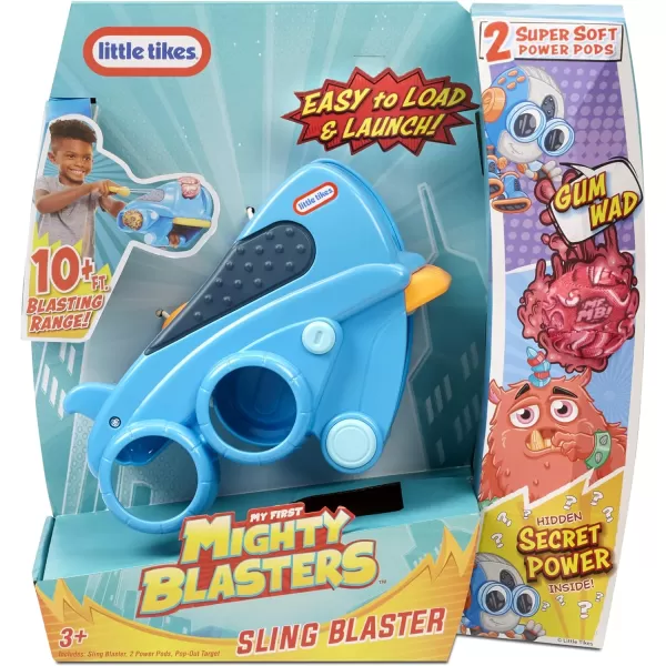 Little Tikes Mighty Blasters Sling Blaster Toy Wrist Launcher with 2 Soft Power Pods for Kids Ages 3 Years and UpLittle Tikes Mighty Blasters Sling Blaster Toy Wrist Launcher with 2 Soft Power Pods for Kids Ages 3 Years and Up