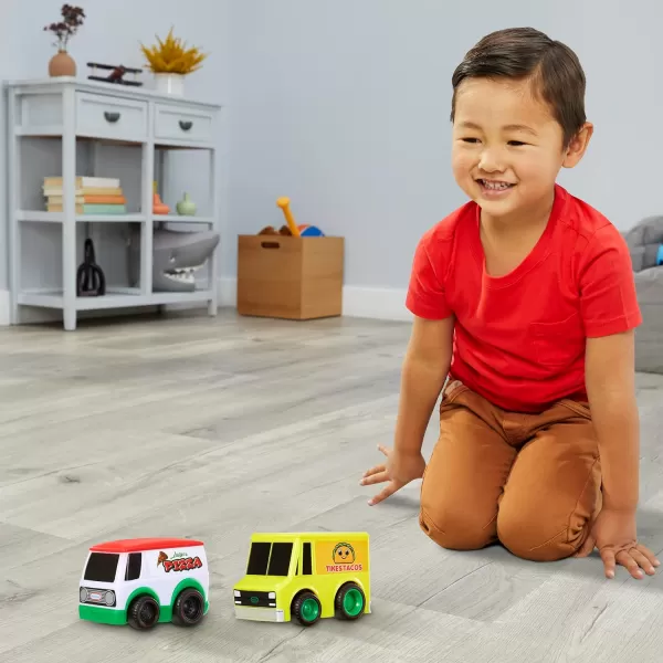 Little Tikes My First Cars Crazy Fast Cars 2Pack Dine Dashers Food Vehicle Themed Pullback Toy Car Vehicle Goes up to 50 ftLittle Tikes My First Cars Crazy Fast Cars 2Pack Dine Dashers Food Vehicle Themed Pullback Toy Car Vehicle Goes up to 50 ft