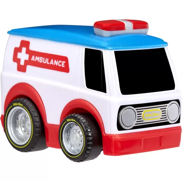 Little Tikes My First Cars Crazy Fast Cars 2Pack Racin Responders Fire Truck Ambulance Pullback Toy Car Vehicle Goes up to 50 ftLittle Tikes My First Cars Crazy Fast Cars 2Pack Racin Responders Fire Truck Ambulance Pullback Toy Car Vehicle Goes up to 50 ft