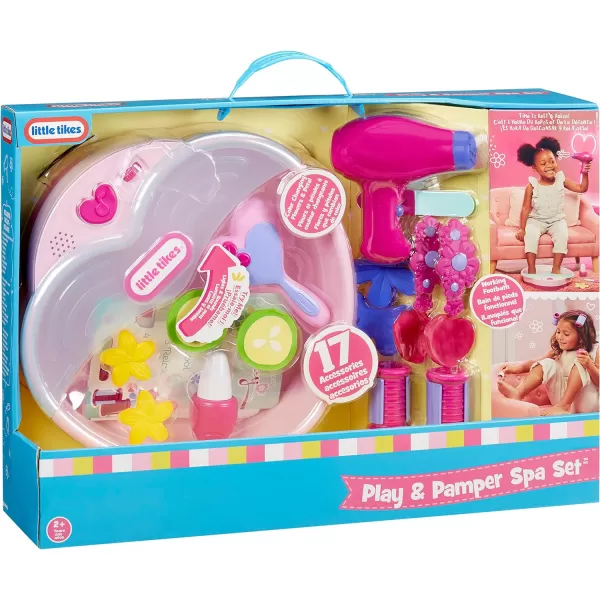 Little Tikes Play amp Pamper Spa Set with 17 Accessories Pretend Play Beauty Set for Toddlers Kids Ages 2 YearsLittle Tikes Play amp Pamper Spa Set with 17 Accessories Pretend Play Beauty Set for Toddlers Kids Ages 2 Years