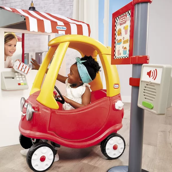 Little Tikes Real Wood DriveThru Diner Wooden Play Kitchen with Realistic Lights Sounds and MultiSided 40 Accessories Set Gift for Kids Toy for Girls amp Boys Ages 3 4 5 YearsLittle Tikes Real Wood DriveThru Diner Wooden Play Kitchen with Realistic Lights Sounds and MultiSided 40 Accessories Set Gift for Kids Toy for Girls amp Boys Ages 3 4 5 Years