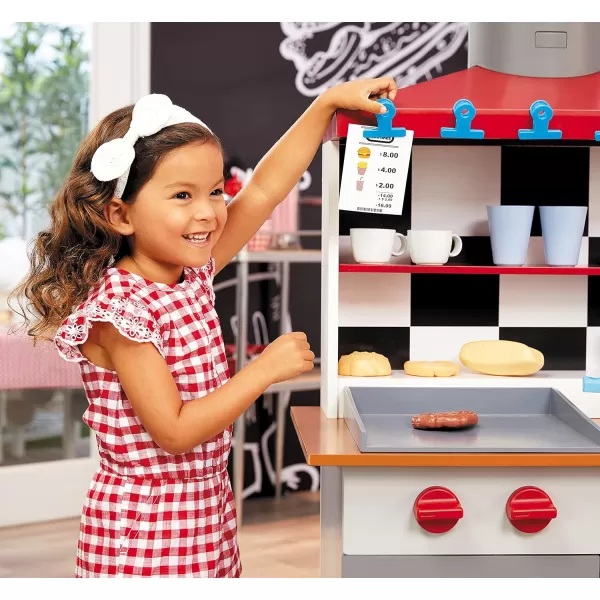 Little Tikes Real Wood DriveThru Diner Wooden Play Kitchen with Realistic Lights Sounds and MultiSided 40 Accessories Set Gift for Kids Toy for Girls amp Boys Ages 3 4 5 YearsLittle Tikes Real Wood DriveThru Diner Wooden Play Kitchen with Realistic Lights Sounds and MultiSided 40 Accessories Set Gift for Kids Toy for Girls amp Boys Ages 3 4 5 Years