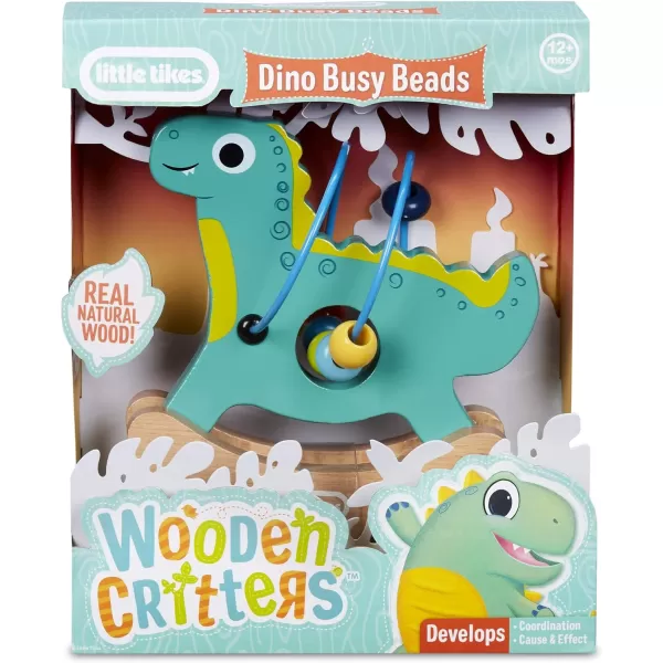 Little Tikes Wooden Critters Dino Busy Beads Maze Developmental ToyLittle Tikes Wooden Critters Dino Busy Beads Maze Developmental Toy