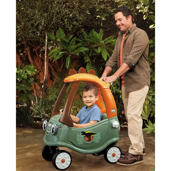 little tikes TRex Cozy Coupe by Dinosaur RideOn Car for Kids Multicolor LargeRideOn Car