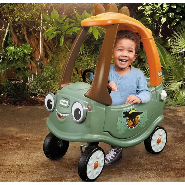 little tikes TRex Cozy Coupe by Dinosaur RideOn Car for Kids Multicolor LargeRideOn Car