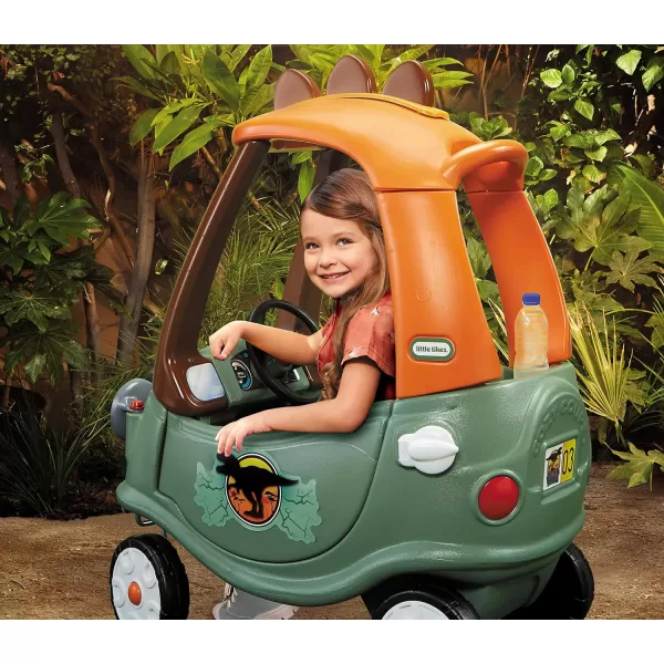 little tikes TRex Cozy Coupe by Dinosaur RideOn Car for Kids Multicolor LargeRideOn Car