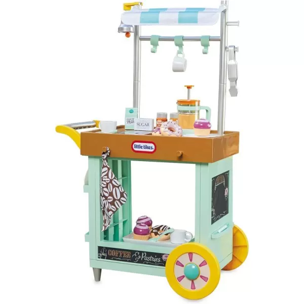 Little Tikes 2in1 Caf Cart Pretend Food Cooking Toy Role Play Kitchen Playset for Multiple Kids and ToddlersLittle Tikes 2in1 Caf Cart Pretend Food Cooking Toy Role Play Kitchen Playset for Multiple Kids and Toddlers