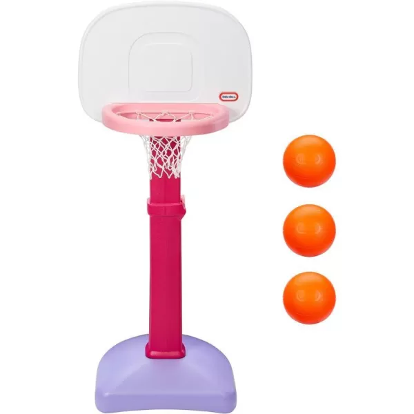 Little Tikes Easy Score Basketball Set Pink Amazon Exclusive 2200 L x 2375 W x 6100 H InchesLittle Tikes Easy Score Basketball Set Pink Amazon Exclusive 2200 L x 2375 W x 6100 H Inches