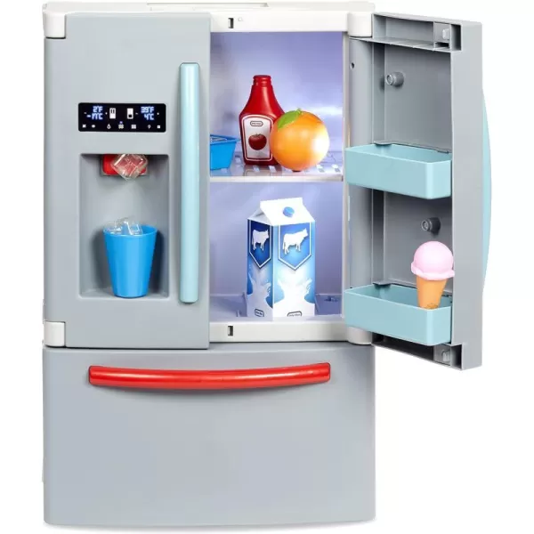 Little Tikes First Fridge Refrigerator with Ice Dispenser Pretend Play Appliance for Kids Play Kitchen Set with Playset Accessories Unique Toy MultiColor 158 Wide x 115 deep x 23 TallLittle Tikes First Fridge Refrigerator with Ice Dispenser Pretend Play Appliance for Kids Play Kitchen Set with Playset Accessories Unique Toy MultiColor 158 Wide x 115 deep x 23 Tall