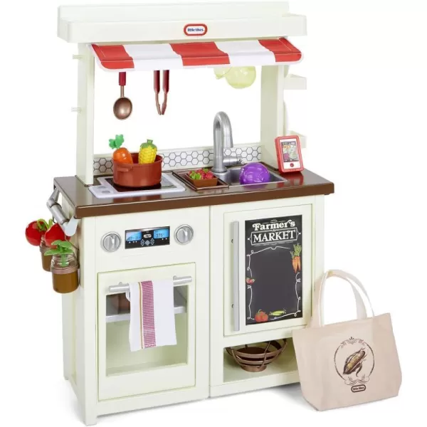 Little Tikes First Market Kitchen Pretend Play Kitchen wOver 20 AccessoriesLittle Tikes First Market Kitchen Pretend Play Kitchen wOver 20 Accessories