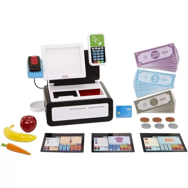 Little Tikes First SelfCheckout Stand Realistic Cash Register Pretend Play Toy for Kids  WhiteLittle Tikes First SelfCheckout Stand Realistic Cash Register Pretend Play Toy for Kids  White