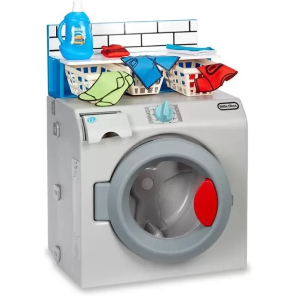 Little Tikes First Washer Dryer  Realistic Pretend Play Appliance for Kids Interactive Toy Washing Machine with 11 Laundry Accessories Unique Toy Ages 2Little Tikes First Washer Dryer  Realistic Pretend Play Appliance for Kids Interactive Toy Washing Machine with 11 Laundry Accessories Unique Toy Ages 2