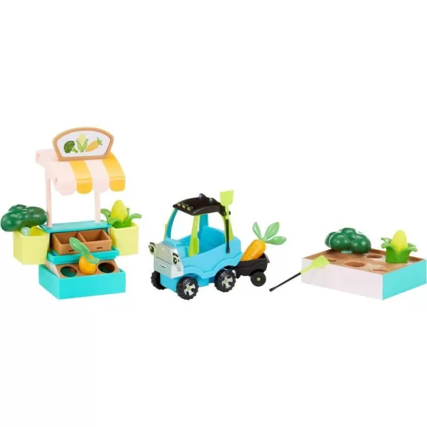 Little Tikes Lets Go Cozy Coupe Farmers Market Playset with Push and Play Vehicle for Tabletop or Floor Car Fun for Toddlers Boys Girls 3 YearsLittle Tikes Lets Go Cozy Coupe Farmers Market Playset with Push and Play Vehicle for Tabletop or Floor Car Fun for Toddlers Boys Girls 3 Years