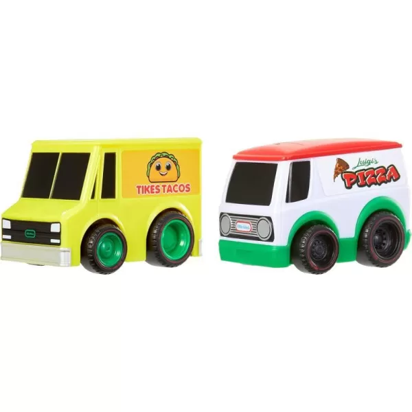 Little Tikes My First Cars Crazy Fast Cars 2Pack Dine Dashers Food Vehicle Themed Pullback Toy Car Vehicle Goes up to 50 ftLittle Tikes My First Cars Crazy Fast Cars 2Pack Dine Dashers Food Vehicle Themed Pullback Toy Car Vehicle Goes up to 50 ft