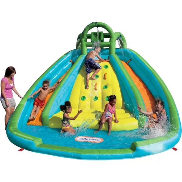 Little Tikes Rocky Mountain River Race Inflatable Slide Bouncer Multicolor 16100L x 16900W x 10300H  Weight 5000lbsLittle Tikes Bouncer