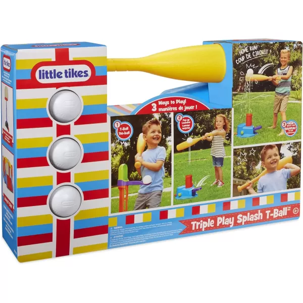 Little Tikes 3in1 Triple Splash TBall Set with 3 BallsLittle Tikes 3in1 Triple Splash TBall Set with 3 Balls