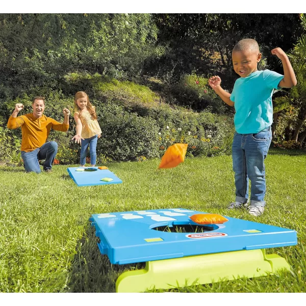 Little Tikes 5in1 Cornhole Game Set Indoor Outdoor Toy w Bowling Tic Tac Toe Ball Toss Lawn Darts 16 Accessories Bean Bags Balls Darts Gift for Kids amp Families Toy For Boys Girls Ages 2 3 4Little Tikes 5in1 Cornhole Game Set Indoor Outdoor Toy w Bowling Tic Tac Toe Ball Toss Lawn Darts 16 Accessories Bean Bags Balls Darts Gift for Kids amp Families Toy For Boys Girls Ages 2 3 4