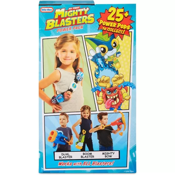 Little Tikes My First Mighty Blasters Power Pack Assortment  Includes 5 Colourful Power Pods amp Bandolier  Super Soft amp Safe for Children  for Ages 3Little Tikes My First Mighty Blasters Power Pack Assortment  Includes 5 Colourful Power Pods amp Bandolier  Super Soft amp Safe for Children  for Ages 3