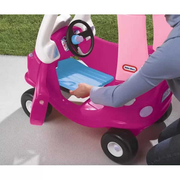 Little Tikes Princess Cozy Coupe RideOn Toy  Toddler Car Push and Buggy Includes Working Doors Steering Wheel Horn Gas Cap Ignition Switch  For Boys and Girls Active Play  MagentaLittle Tikes Princess Cozy Coupe RideOn Toy  Toddler Car Push and Buggy Includes Working Doors Steering Wheel Horn Gas Cap Ignition Switch  For Boys and Girls Active Play  Magenta