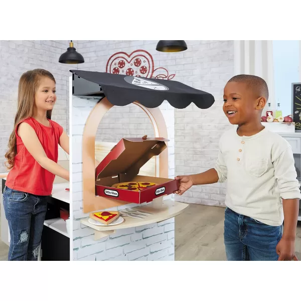 Little Tikes Real Wood Pizza Restaurant Wooden Play Kitchen Cook and Serve with Realistic Lights Sounds and DualSided 20 Accessories Set Gift for Kids Large Toy for Girls amp Boys Ages 3Little Tikes Real Wood Pizza Restaurant Wooden Play Kitchen Cook and Serve with Realistic Lights Sounds and DualSided 20 Accessories Set Gift for Kids Large Toy for Girls amp Boys Ages 3