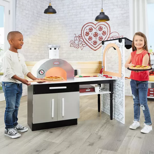 Little Tikes Real Wood Pizza Restaurant Wooden Play Kitchen Cook and Serve with Realistic Lights Sounds and DualSided 20 Accessories Set Gift for Kids Large Toy for Girls amp Boys Ages 3Little Tikes Real Wood Pizza Restaurant Wooden Play Kitchen Cook and Serve with Realistic Lights Sounds and DualSided 20 Accessories Set Gift for Kids Large Toy for Girls amp Boys Ages 3