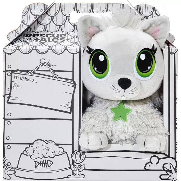 Little Tikes Rescue Tales Adoptable Pets Fluffy Cat Interactive Plush Stuffed Animal Toy Cat with Collar Tag and House for Kids Boys Girls Ages 3Little Tikes Rescue Tales Adoptable Pets Fluffy Cat Interactive Plush Stuffed Animal Toy Cat with Collar Tag and House for Kids Boys Girls Ages 3