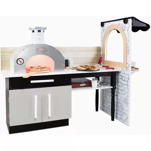 Little Tikes Real Wood Pizza Restaurant Wooden Play Kitchen Cook and Serve with Realistic Lights Sounds and DualSided 20 Accessories Set Gift for Kids Large Toy for Girls amp Boys Ages 3Little Tikes Real Wood Pizza Restaurant Wooden Play Kitchen Cook and Serve with Realistic Lights Sounds and DualSided 20 Accessories Set Gift for Kids Large Toy for Girls amp Boys Ages 3