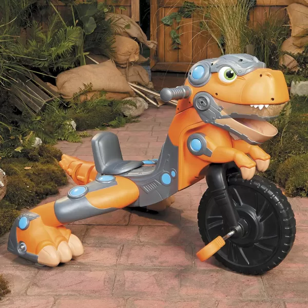 Little Tikes Chompin Dino Trike Outdoor Indoor Ride On Toy wDinosaur Sounds Roars Adjustable Seat Rugged Wheels Kids Gift for Toddler Boys amp Girls Ages 3 4 5 Years Old LargeLittle Tikes Chompin Dino Trike Outdoor Indoor Ride On Toy wDinosaur Sounds Roars Adjustable Seat Rugged Wheels Kids Gift for Toddler Boys amp Girls Ages 3 4 5 Years Old Large