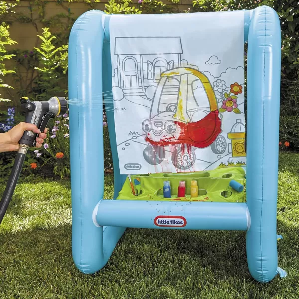 Little Tikes 3in1 Paint amp Play Backyard Easel Inflatable Outdoor Art with Accessories for Kids Children Boys amp Girls 3 YearsLittle Tikes 3in1 Paint amp Play Backyard Easel Inflatable Outdoor Art with Accessories for Kids Children Boys amp Girls 3 Years