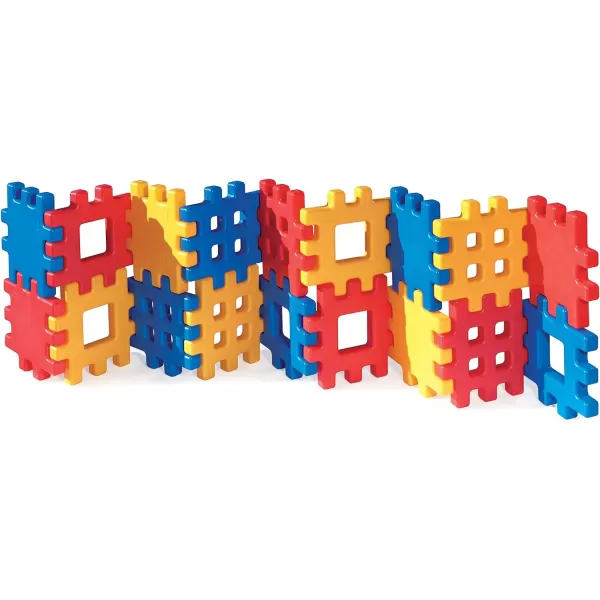 Little Tikes Big Waffle Block Set  18 pieces BlueRedYellowBig Waffle Block Set