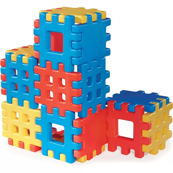 Little Tikes Big Waffle Block Set  18 pieces BlueRedYellowBig Waffle Block Set