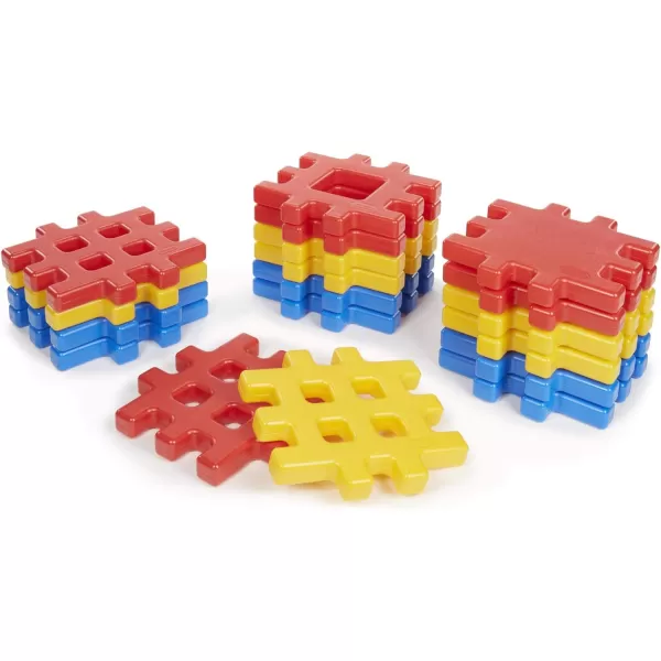 Little Tikes Big Waffle Block Set  18 pieces BlueRedYellowBig Waffle Block Set