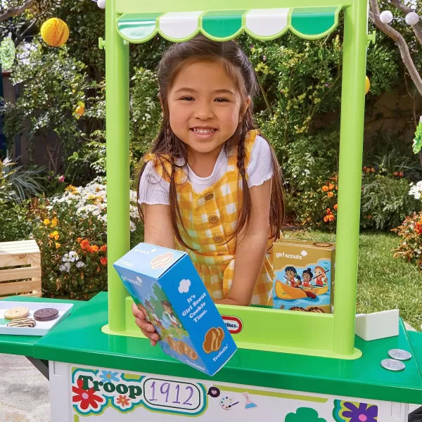 Little Tikes Girl Scout Cookie Booth with 19 Accessories Cookie Selling Pretend Play Toy for Indoor and Outdoor for Kids Ages 3 YearsLittle Tikes Girl Scout Cookie Booth with 19 Accessories Cookie Selling Pretend Play Toy for Indoor and Outdoor for Kids Ages 3 Years