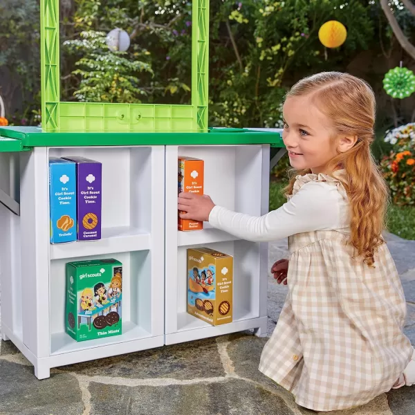 Little Tikes Girl Scout Cookie Booth with 19 Accessories Cookie Selling Pretend Play Toy for Indoor and Outdoor for Kids Ages 3 YearsLittle Tikes Girl Scout Cookie Booth with 19 Accessories Cookie Selling Pretend Play Toy for Indoor and Outdoor for Kids Ages 3 Years