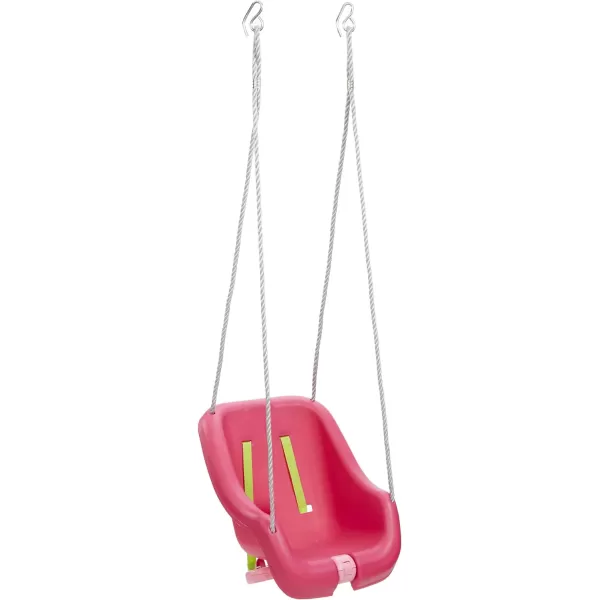 Little Tikes Snug n Secure Pink Swing with Adjustable Straps 2in1 for Baby and Toddlers Ages 9 Months  4 Years16D x 163W x 17HMagenta Swing