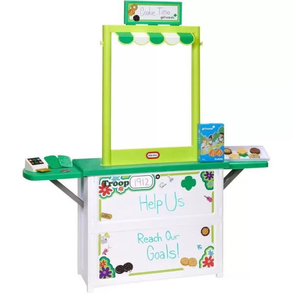 Little Tikes Girl Scout Cookie Booth with 19 Accessories Cookie Selling Pretend Play Toy for Indoor and Outdoor for Kids Ages 3 YearsLittle Tikes Girl Scout Cookie Booth with 19 Accessories Cookie Selling Pretend Play Toy for Indoor and Outdoor for Kids Ages 3 Years