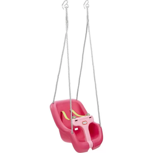 Little Tikes Snug n Secure Pink Swing with Adjustable Straps 2in1 for Baby and Toddlers Ages 9 Months  4 Years16D x 163W x 17HMagenta Swing