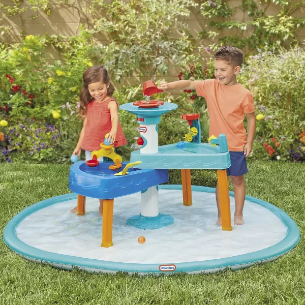 Little Tikes 3in1 Splash n Grow Outdoor Water Play Table with Accessories and Splash Pad for Kids Children Boys ampamp Girls 3 Years