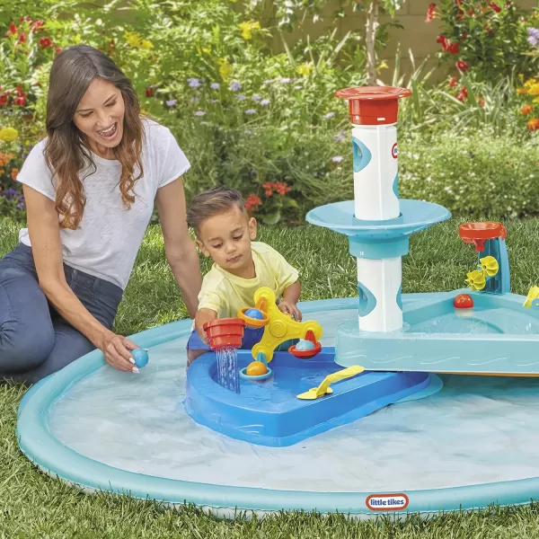 Little Tikes 3in1 Splash n Grow Outdoor Water Play Table with Accessories and Splash Pad for Kids Children Boys ampamp Girls 3 Years