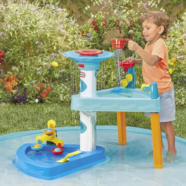 Little Tikes 3in1 Splash n Grow Outdoor Water Play Table with Accessories and Splash Pad for Kids Children Boys ampamp Girls 3 Years