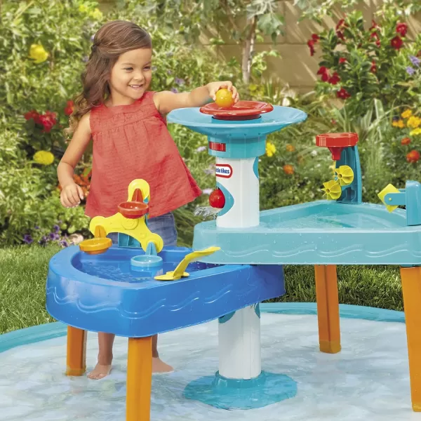 Little Tikes 3in1 Splash n Grow Outdoor Water Play Table with Accessories and Splash Pad for Kids Children Boys ampamp Girls 3 Years