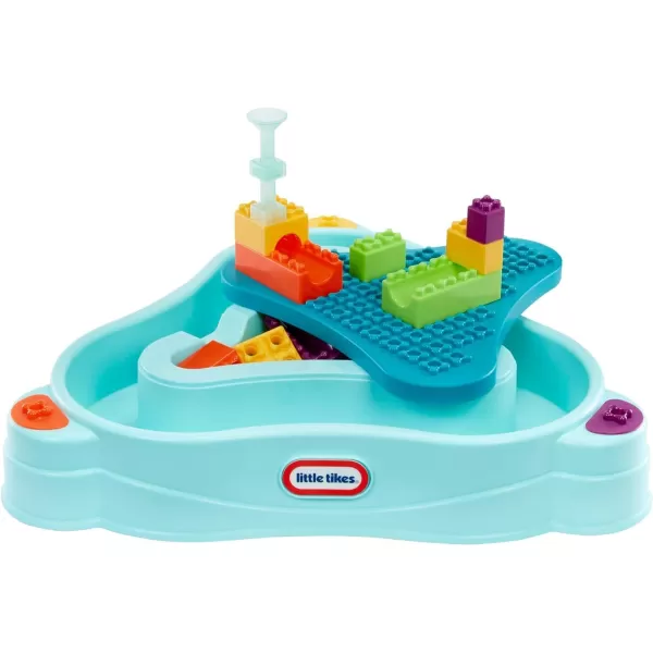 Little Tikes Build ampamp Splash Water Table with 25 Piece Accessories  WetDry Play IndoorOutdoor with Removeable GrowwithMe LegsMulticolor