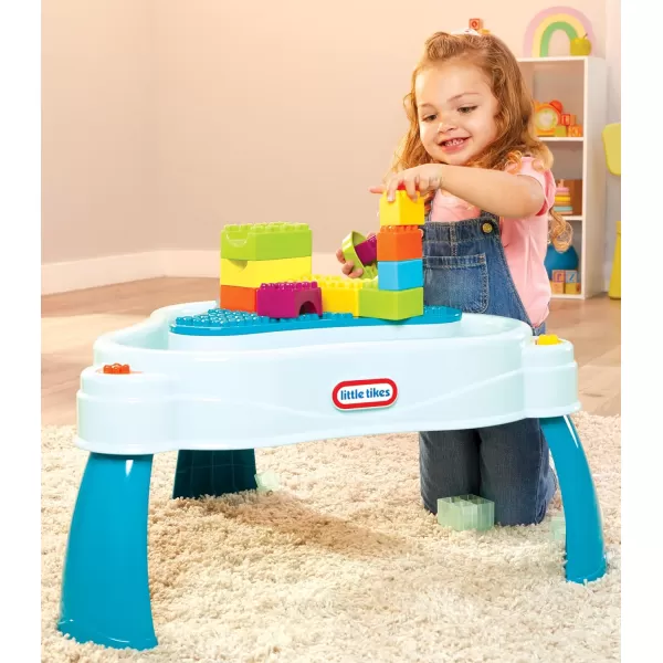 Little Tikes Build ampamp Splash Water Table with 25 Piece Accessories  WetDry Play IndoorOutdoor with Removeable GrowwithMe LegsMulticolor