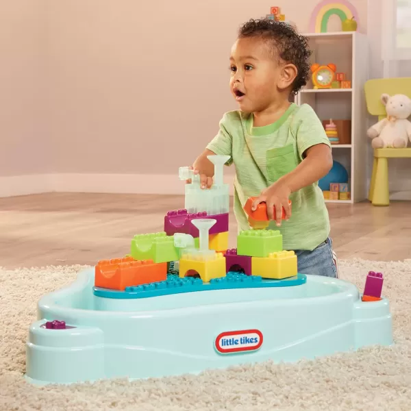 Little Tikes Build ampamp Splash Water Table with 25 Piece Accessories  WetDry Play IndoorOutdoor with Removeable GrowwithMe LegsMulticolor