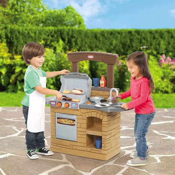 Little Tikes Cook n Play Outdoor BBQ  BrownBrown