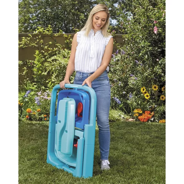 Little Tikes Easy Store Outdoor Folding Water Play Table with Accessories for Kids Children Boys ampamp Girls 3 Years Mutlicolor 660429C3Mutlicolor